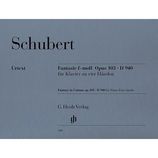 その他 Fantasie f-moll op. 103 D 940: fuer Klavier zu vier Haenden cm3dmju Franz Schubert - Fantasia for piano, 4 hands in F minor, D